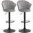 Homcom Barhocker 51,5 x 57,5 x 93-114,5 cm Grau