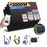onPower: 2000 Watt Balkonkraftwerk - Gartenhaus / ohne Speicher / 5m