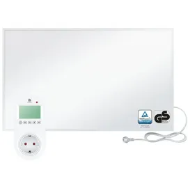 bringer-germany Bringer® Infrarotheizung - 800 (BRIH800) / BRTT: Steck-Thermostat programmierbar / Weiß