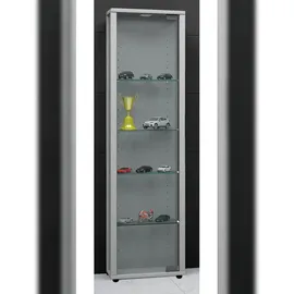 VCM Holz Glas Stand Vitrine Edana Mini