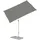 SUNCOMFORT Flex Roof 195 x 140 cm Grau