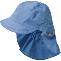 STERNTALER Unisex Kinder Schirmmütze mit Nackenschutz Ohne Bindebänder Winter-Hut, samtblau, 57