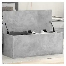 vidaXL Truhe Betongrau 90x35x35 cm Holzwerkstoff