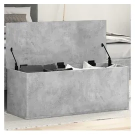 vidaXL Truhe Betongrau 90x35x35 cm Holzwerkstoff