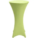 Beautissu Stretch Stehtisch Bistrotisch Husse Ø80-85cm hellgrün,