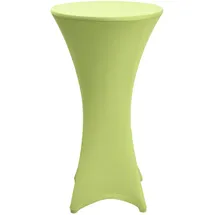 Beautissu Stretch Stehtisch Bistrotisch Husse Ø80-85cm hellgrün,