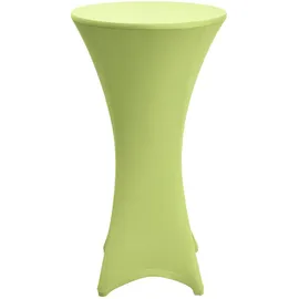Beautissu Stretch Stehtisch Bistrotisch Husse Ø80-85cm hellgrün,