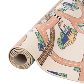 Snapstyle Snapstyle, Spielteppich | Spielmatte, Kinder Strassenteppich 133 x 133 cm)