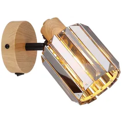 Wandlampe Wohnzimmerleuchte Flurleuchte Spot verstellbar K5 Kristalle H 16,7 cm