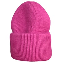 MonCaprise by Clothè Beanie Mädchen Wintermütze Kaschmir & Viskose Strickmütze in 4 Farben mit breitem Umschlag rosa