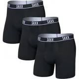 SAXX Essential Performance Mesh Boxershorts schwarz S 3er Pack