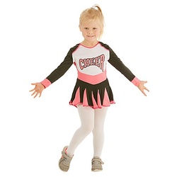 Cheerleader-Kostüm für Kinder, pink