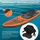 ECD Germany SUP Board Makani 320 x 80 x 15 cm orange