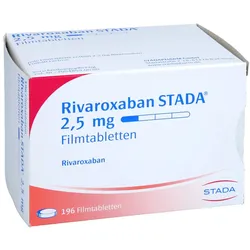 Rivaroxaban Stada 2.5 Mg Filmtabletten 196 St
