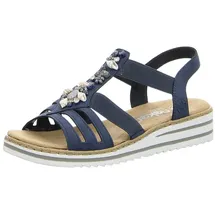 Rieker Riemchensandale Damen Blau 40
