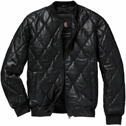 Mey & Edlich Herren Jacke Understatement-Lederjacke schwarz 52 - 52