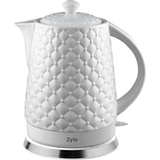 Zyle Ceramic kettle, ZY15KW, Wasserkocher, Weiss