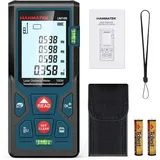Digitaler Laser-Entfernungsmesser, LM100 100 m, digitaler Laser-Entfernungsmesser, Länge/Fläche/Volumen/Pythagoras-Theorem-Messung mit