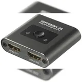 SpeaKa Professional SP-HSW-231 2 Port HDMI-Switch UHD 8K @ 60 Hz, UHD 4K @ 120 Hz