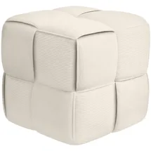 deluke Sitzhocker GIROS Cord 40 x 40 x 40 cm Creme