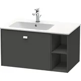 Duravit Waschtischunterschrank wandhängend „Brioso“ 82 × 44,2 × 47,9 cm, in Graphit Matt