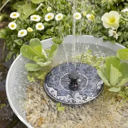 GORANDO LED Solar Teichpumpe leuchtend schwimmende Fontäne Springbrunnen Gartenteich