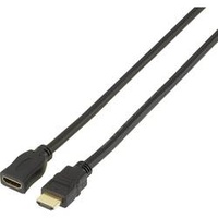 SpeaKa Professional HDMI Verlängerungskabel HDMI-A Stecker, HDMI-A Buchse 1.00m