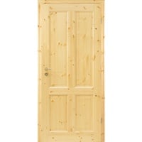 Kilsgaard Zimmertür Holz Typ 02/04 Kiefer lackiert, DIN Links, 735x2110 mm