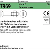 F. REYHER Nchfg. GmbH & Co. KG Senkkopfschraube M12 x 35 100 Stück