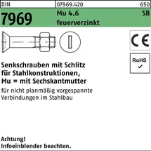 F. REYHER Nchfg. GmbH & Co. KG Senkkopfschraube M12 x 35 100 Stück