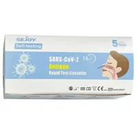 Sejoy SARS-CoV-2 Antigen Selbsttest-Kit für Laien, Covid-19 - Corona Test + Gratis Nanovio Ffp2 10 St