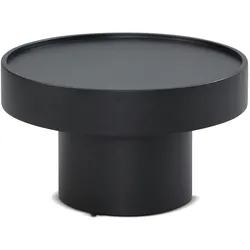 Kadima Design Couchtisch Schwarz, Metall, Einzigartiges Pilz-Design. 60x60x36 cm
