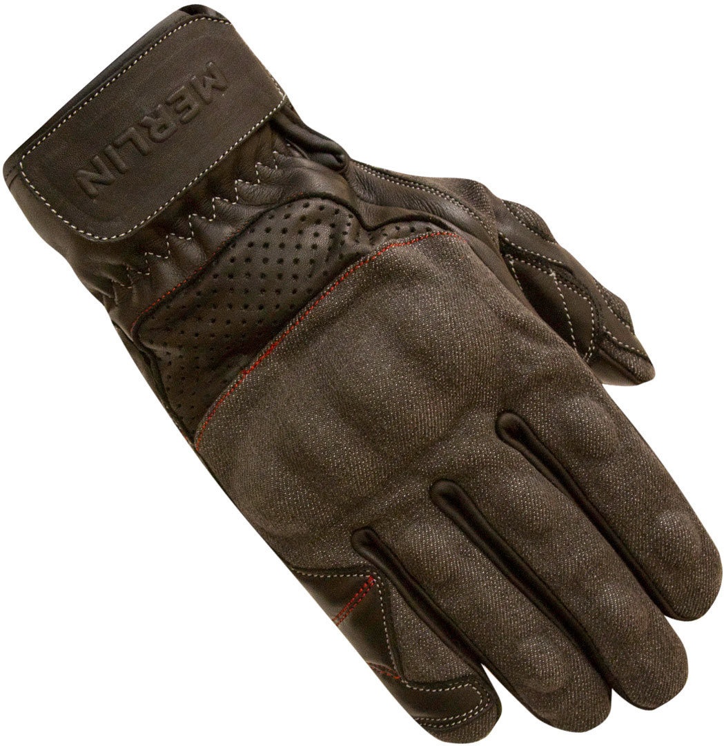 Merlin Maple Motorfiets handschoenen, zwart-grijs, S