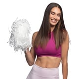 Boland - Pompons, 8 Stück, 34 cm, Puschel, Tanzwedel, Cheerleader Kostüm, Sportoutfit, High School, Football