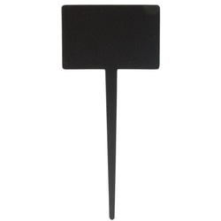 Securit Gartenstecker »Rechteck« schwarz, 8x18 cm