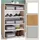VCM Lona 70 x 110 x 37 cm grau / grau