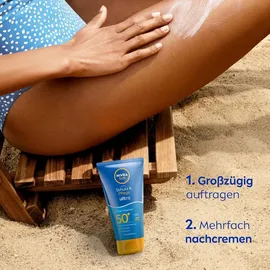 NIVEA Schutz & Pflege Ultra Sonnencreme LSF 50+ 150 ml