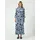 Y.A.S Hemdblusenkleid Shirtkleid Liro Print Blau L
