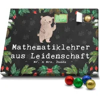 Mr. & Mrs. Panda Schoko Adventskalender Mathematiklehrer Leidenschaft - Schwarz - Geschenk, Lehramtstudent, Beruf, Rente, Schenken, Abschied, Refer... - Schwarz