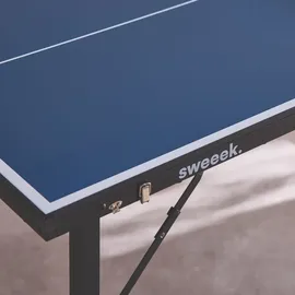 sweeek Mini Indoor Tischtennisplatte Klappbar Blau
