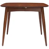 miliboo Ausziehtisch 90 x 75 x 90 cm braun