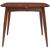 miliboo Ausziehtisch 90 x 75 x 90 cm braun