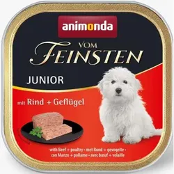 Hunde - Nassfutter ANIMONDA Vom Feinsten Junior Rind + Geflügel, 150 g 1 Stk.