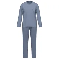 Ammann Single-Jersey Bio Schlafanzug blau 50