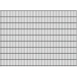 FA-Bausysteme Doppelstabmattenzaun 8/6/8 250 cm x 183 cm Anthrazit