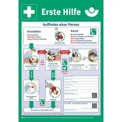 Erste-Hilfe-Plan nach DGUV Information 204-001 L410xB590 mm - 9773K