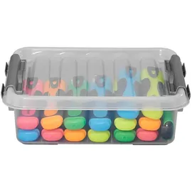 SUNWARE Q-Line Aufbewahrungsbox 20 x 15 x 6 cm 6-tlg. transparent