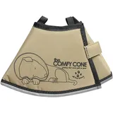 ALL FOR PAWS Halskragen COMFY CONE Halstrichter für Hunde und Katzen braun, S