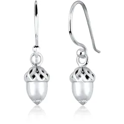 Elli Paar Ohrhänger »Ohrringe Haselnuss Traditionell Tracht 925 Sterling Silver« Elli Silber 22