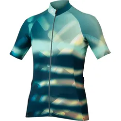 Endura Damen Virtual Texture Trikot (kurzarm) glacier blue M